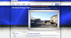 Desktop Screenshot of aberdeenstorageunits.co.uk